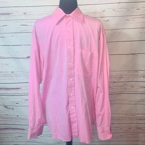 Ted Baker London STRIPED Pink Dress Shirt